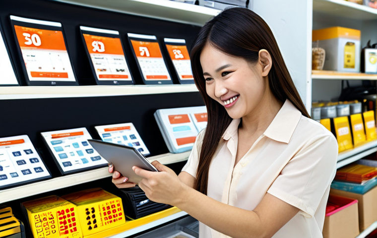 **
"A Vietnamese SME owner looking at a simple dashboard on a tablet showing sales figures and customer feedback. The owner is smiling and pointing at a positive trend. The background shows a busy, but organized, small shop or office setting. Focus on a sense of empowerment and easy understanding of the data."
**