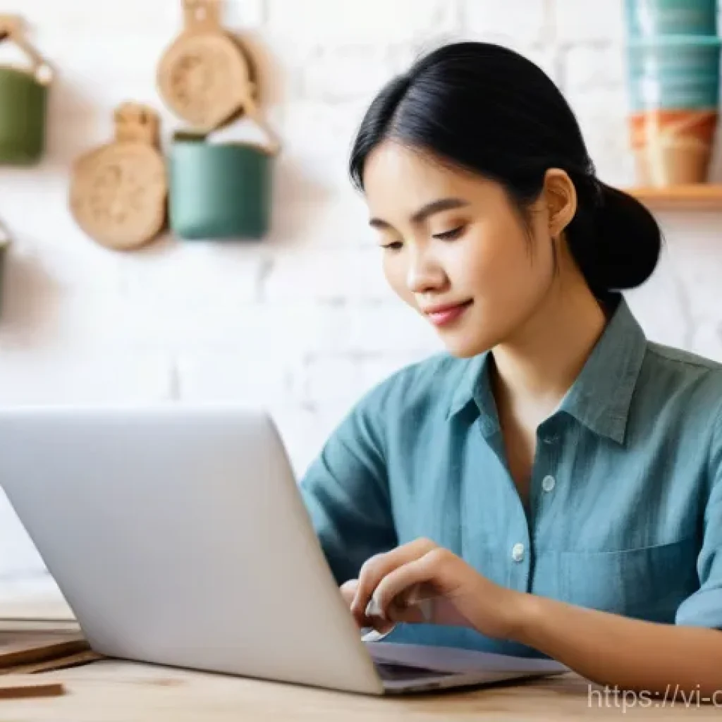 스몰 데이터의 신뢰성 평가 방법 - **Prompt:** A heartwarming and insightful scene featuring a young Vietnamese female entrepreneur, in...
