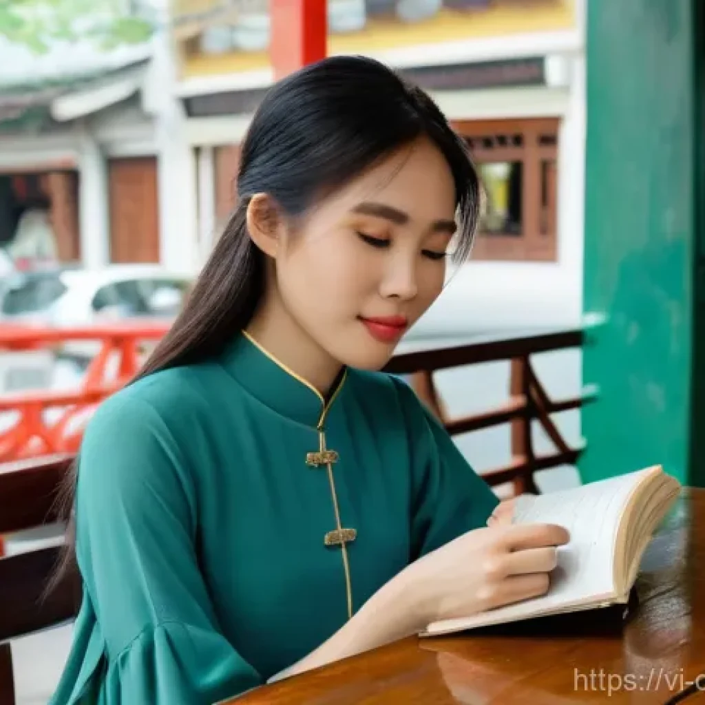 스몰 데이터 분석을 통한 트렌드 예측 - **Prompt**: "A young Vietnamese woman in her late 20s, with a gentle expression and neatly styled ha...