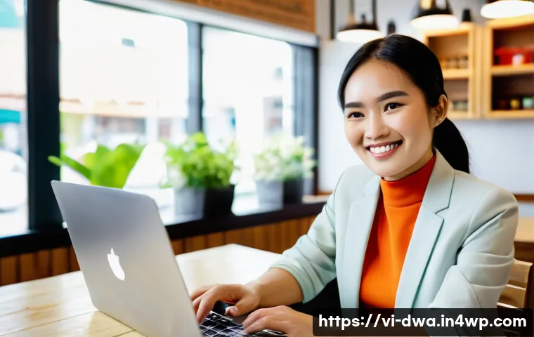 스몰 데이터 분석을 위한 대시보드 설계 - A vibrant and inspiring image of a young Vietnamese female small business owner, approximately 30-35...